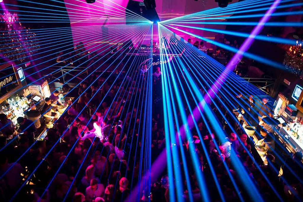 KOLO Lasers & DJpower Fx Machines for APE Club sydnye club laser