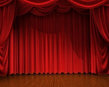 velvet stage curtains