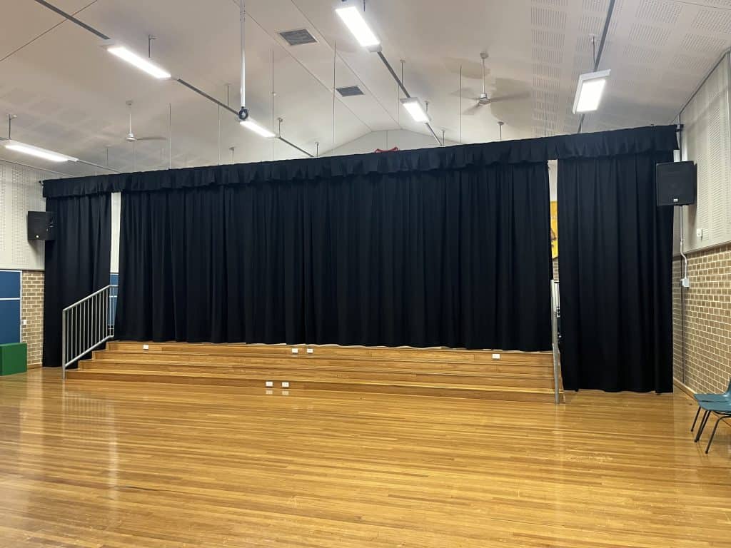 Shaping the Stage Experience at Emerton Public School: The Fusion of LED Screen and Stage Curtain Innovations Emerton Public School Stage Curtain 2