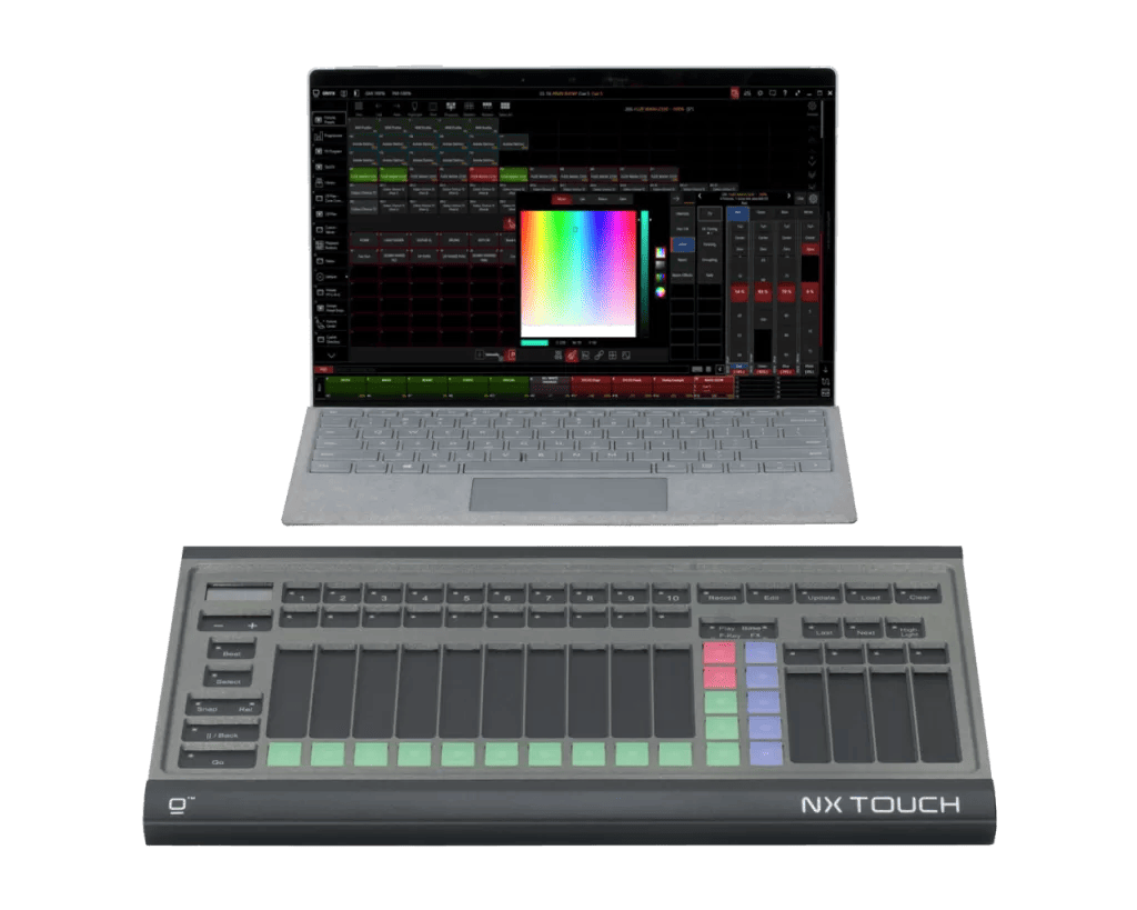 Obsidian NX Touch with Laptop